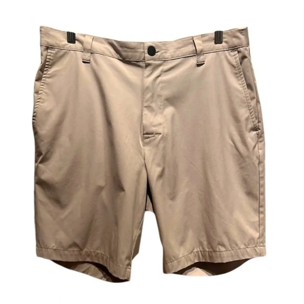 Banana Republic Men's Tan Shorts Performance Fabric Size 36